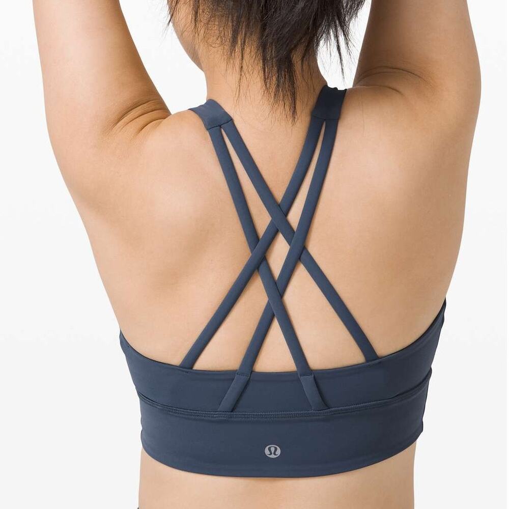 lululemon athletica iron blue sports Bra